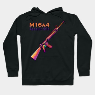 M16a4  assault rifle Hoodie